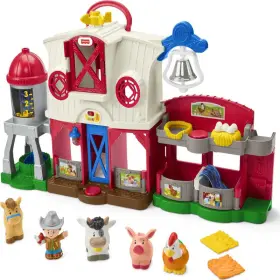 B084ynm9vf Fisher-price Little People Caring For Animals Farm Electronic Interactive