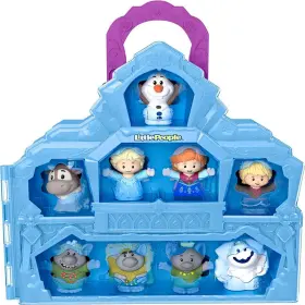 B0bljsvfmg Fisher-price Little People Toddler Toy Disney Frozen Carry Along Castle Case