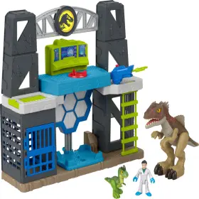 B0csdxn7m1 Fisher-price Imaginext Jurassic World Dinosaur Toys Scan Glow Dino Playset