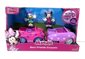 Dpj41 Fisher-price Disney Junior Minnie Mouse Daisy Duck Best Friends Cruisers 2 Cars And Figures
