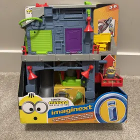 Gmp35 Fisher-price Imaginext Minions Grus Gadget Lair Playset New Kids Toy Set