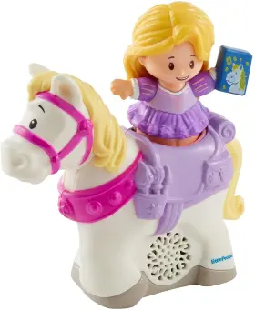 Gng90 Fisher-price Disney Princess Rapunzel And Maximus By Little People