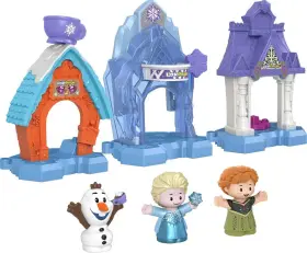 Hjg13 Fisher-price Little People Toddler Toys Disney Frozen Snowflake Village