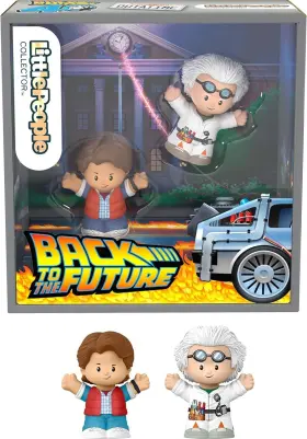 Jfd74 Fisher-price Little People Collector Back To The Future Special Edition Set Misb