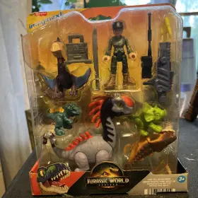 Jfr25 Fisher-price Imaginext Jurassic World Rebirth Action Figure Set 6-piece