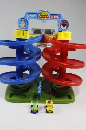 T2745 Fisher-price Pixar Toy Story 3 Spiral Speedway Race Track Buzz Lightyear Lotso