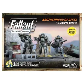 B0c1zn27p7 Flat River Group Fallout Wasteland Warfare Brotherhood Of Steel T-45 Heavy Armor Miniatures New
