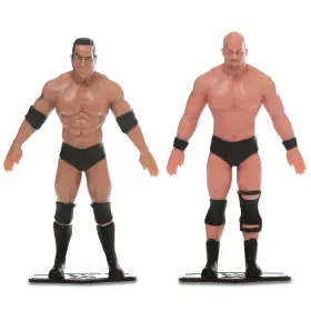 55375 Flexfigs The Rock And Stone Cold Steve Austin - 2 Character Pack 3