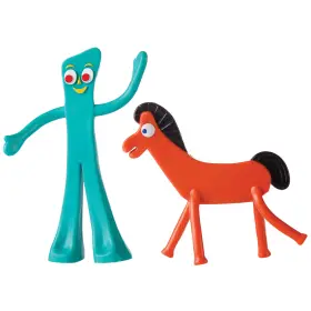 55377 Flexfigs Gumby And Pokey - 2 Character Pack Articulated Action Figures Ages 3