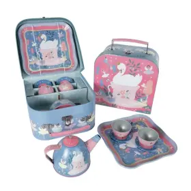 43p6396 Floss & Rock And Enchanted Tin Tea Party Playset Set Of 7 Multicolor 17 X
