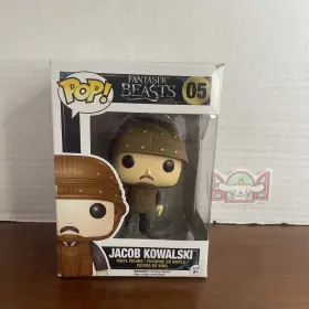 11274 Funko Pop Movies Fantastic Beasts Jacob Kowalski #5 Vinyl Figure Damaged Box