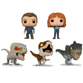 Funko 847944061953 Pop Movies Jurassic World 3 Dominion Collectors Set 5 Figures