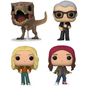 Funko 847944062004 Pop Movies Jurassic World 3 Dominion Collectors Set 4 Figures