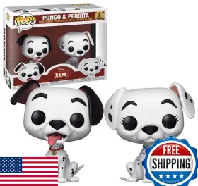 B07jrgd1yh Funko Pop 101 Dalmatians Pongo And Perdita 2 Pack