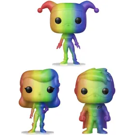 B0b2xby9rx Funko Pop Pride Dc Comics Complete Set 3 - Harley Quinn Poison Ivy Robin