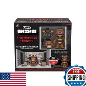 B0b78pzfpg Funko Snaps Five Nights At Freddys - Toy Freddy Storage Room Playset