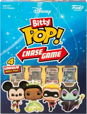 Funko Games 889698795111 Disney Bitty Pop Chase Game Mickey Princess Tiana Dash Maleficent New