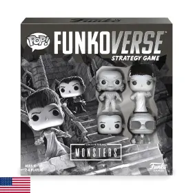 B09qv5g75h Funko Games Funkoverse Universal Monsters 100 4-pack Miniature Figures