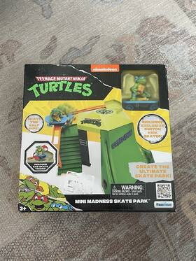 Funrise 71053 Tmnt Teenage Mutant Ninja Turtles Mini Madness Skate Park Playset Free Delivery