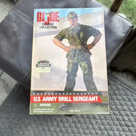 80955 G.i. Joe U.s. Army Drill Sergeant Limited Edition Playset 1997 Boxed