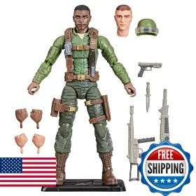 B0dzhzzywd G.i. Joe Classified Series Retro Cardback Trooper Collectible 6 Inch A