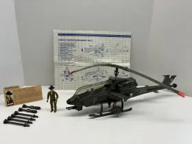 Ra056403211 G.i. Joe Vintage 1983 Arah Dragonfly Complete With Blueprint Wild Bill And File Card