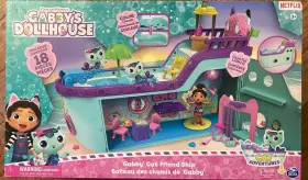 6068572 Gabbys Dollhouse Gabby Cat Friend Cruise Ship 2 Figures New In Box