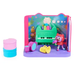 B09b2ll56v Gabbys Dollhouse Groovy Music Room With Dj Catnip Figure 2 Acc. Furn