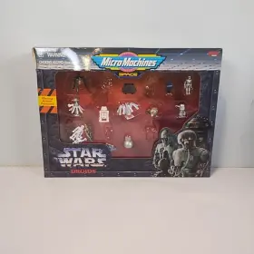 66090 Galoob Vintage 1995 Star Wars Micro Machines Space Droids 16 Action Figures New