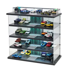 B0dhmzks39 Galumo Display Case Compatible Hot Wheels Garage Matchbox Cars Led Light 1/64