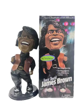 39235 Gemmy Dancin And Shoutin James Brown Musical Figure Box Read Description Working
