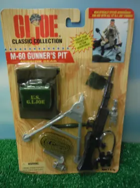 27851 Gi Joe 1997 M-60 Gunners Pit Mission Gear New