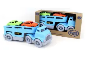 Tccrb-1393 Green Toys Car Carrier With 3 Mini Cars - 100% Recycled Plastic