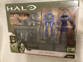 Hlw0060 Halo Infinite Mission 4 Inch Figure Pack Unsc Checkpoint W Spartan Gungir Elite Mercenary