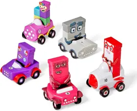96928 Hand2mind Numberblocks Six To Ten Mini Vehicles Race Car Toys Preschool Math C