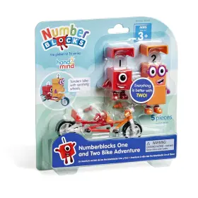 B0bqd62ydy Hand2mind Numberblocks One And Two Bike Adventure Cartoon Action Figure Set Toy