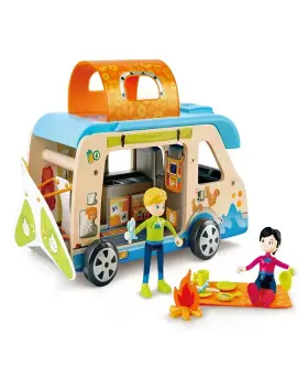 Hape 255811661999 Adventure Van Playset