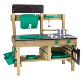 Hape B0bw97lc83 Outdoor Kitchen Mud Wooden Toy Playset Accessories For Children