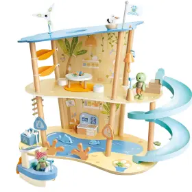 B0c9chv9z2 Hape Ocean Rescue Playset - Green Planet Explorers Sea Creature Toy