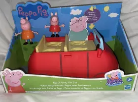 Hasbro 010993837410 Peppa Pig Family Red Car With And Mummy Figures Talking Sound New