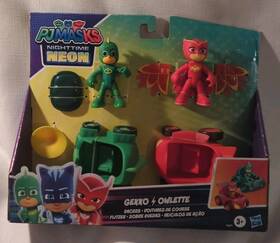 Hasbro 010993944576 Pj Masks Owlette Vs. Gekko Nighttime Neon Racers Age 3 Read