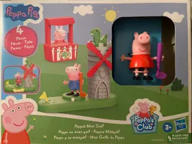 Hasbro 010994187927 Peppa Pig Peppas Club Mini Golf 4 Piece Figure Playset Toy