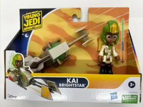 Hasbro 010996111296 Young Jedi Adventures 2023 Kai Brightstar Speeder Bike And Light Saber 3