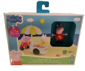 F2189 Hasbro 010996165954 Peppa Pig Peppas Ice Cream Cart 5 Piece Playset For Age 3 F8086/f2189