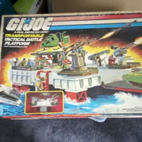 06021 Hasbro G.i. Joe Transportable Tactical Battle Platform Playset Vintage