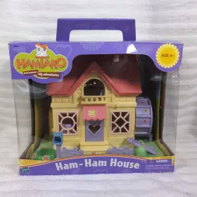 Hasbro 076930022252 Vtg Hamtaro Ham-ham House 2002 Original Box Playset With 3 Hamsters And Accessories