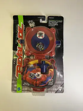 Hasbro 076930825525 Rare 2002 Beyblade Storm Attack Portable Playset Dragoon Galeon New