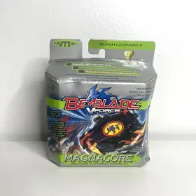Hasbro 076930826423 2003 Beyblade V Force Magnacore Flash Leopard Ii A-54 New Damaged Box