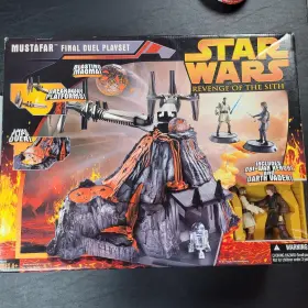 Hasbro 076930852439 Star Wars Revenge Of The Sith Mustafar Final Duel Playset Nos Sealed New