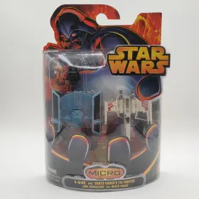 Hasbro 076930852989 Star Wars Micro Vehicles X Wing Vader Tie Fighter Luke Skywalker Darth Sealed